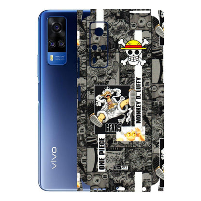 VIVO Y Series Phone Skins (All Models) - Cuffy Anime MonkeyCamic - 3D Embossed Finish (L-242) Vivo Y51