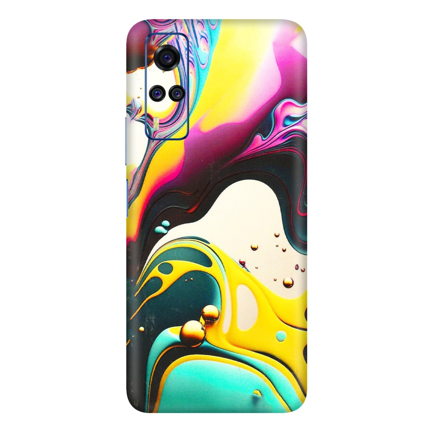 VIVO Y Series Phone Skins (All Models) - Multicolor Abstract pattern - 3D Embossed Finish (L-254) Vivo Y51