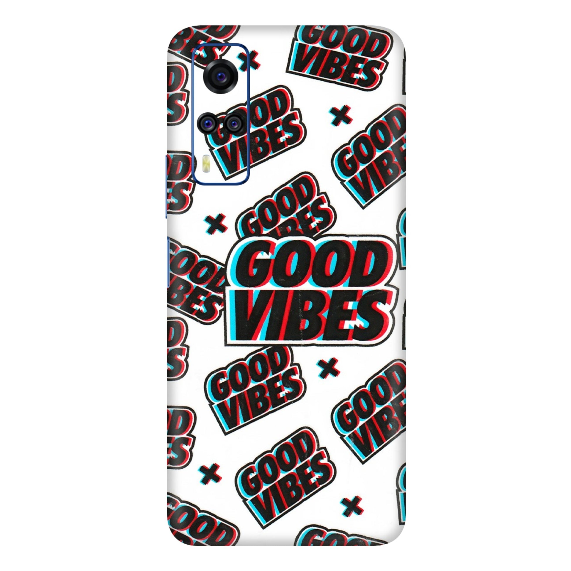 VIVO Y Series Phone Skins (All Models) - Good Vibes - 3D Embossed Finish (L-282) Vivo Y51