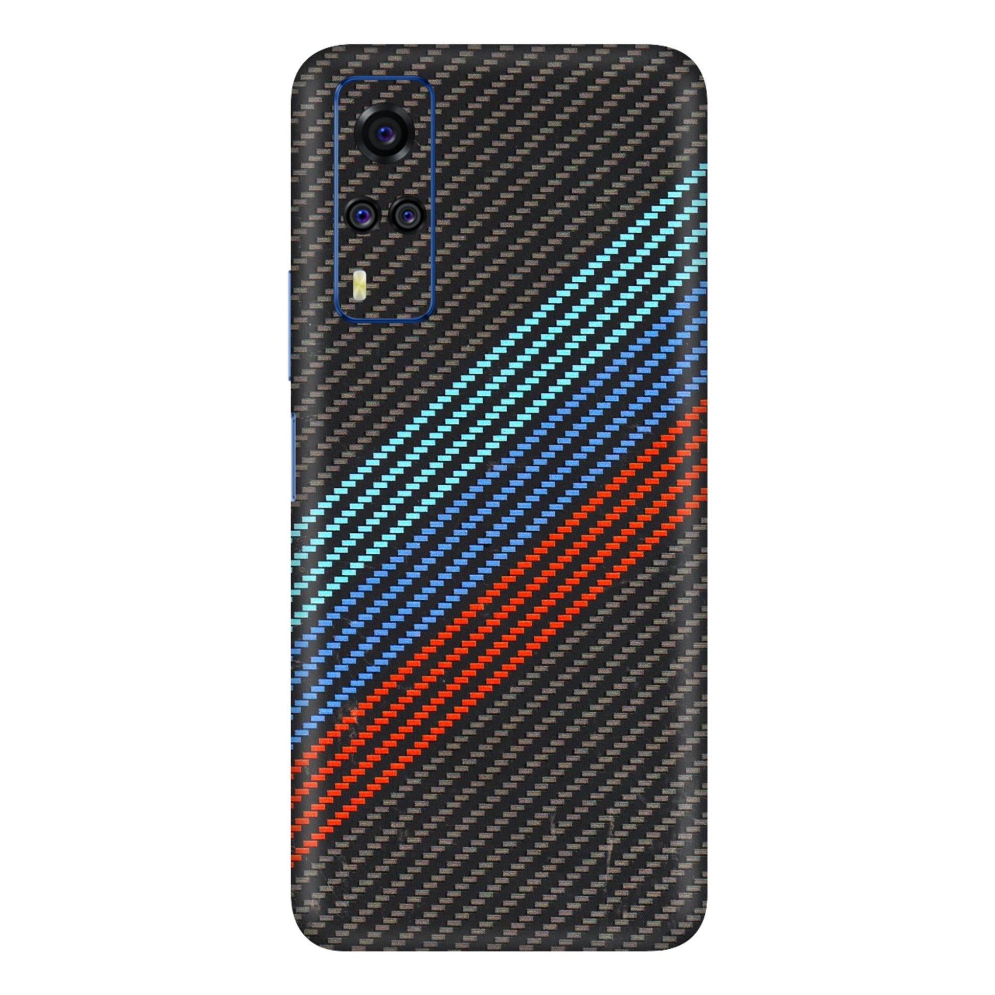VIVO Y Series Phone Skins (All Models) - Carbon BM - 3D Embossed Finish (L-302) Vivo Y51