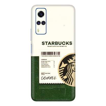 VIVO Y Series Phone Skins (All Models) - Starbucks Barcode - 3D Embossed Finish (L-308) Vivo Y51