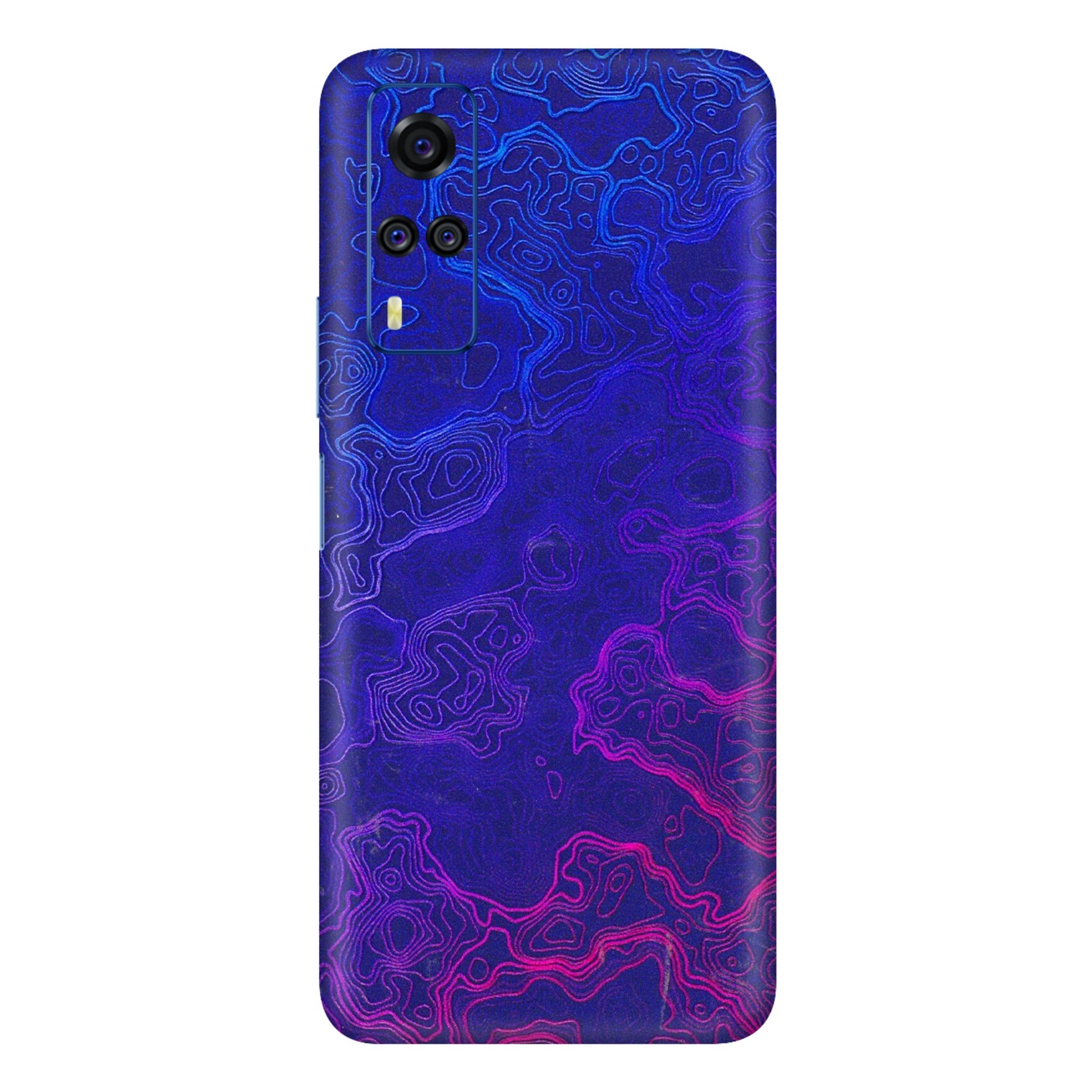 VIVO Y Series Phone Skins (All Models) - Purple Ripples Swirl - 3D Embossed Finish (L-314) Vivo Y51