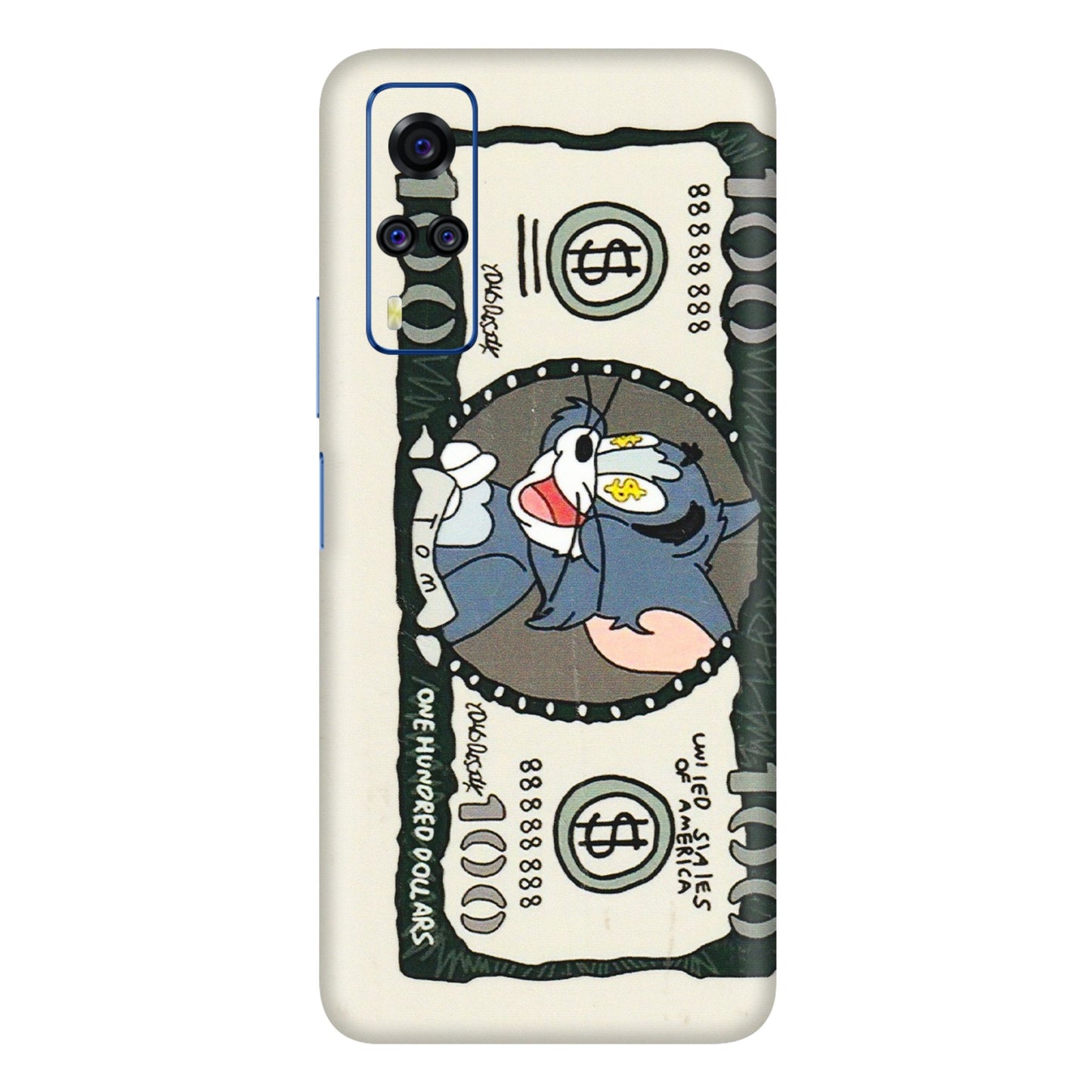 VIVO Y Series Phone Skins (All Models) - Tom Hundred Dollar - 3D Embossed Finish (L-324) Vivo Y51
