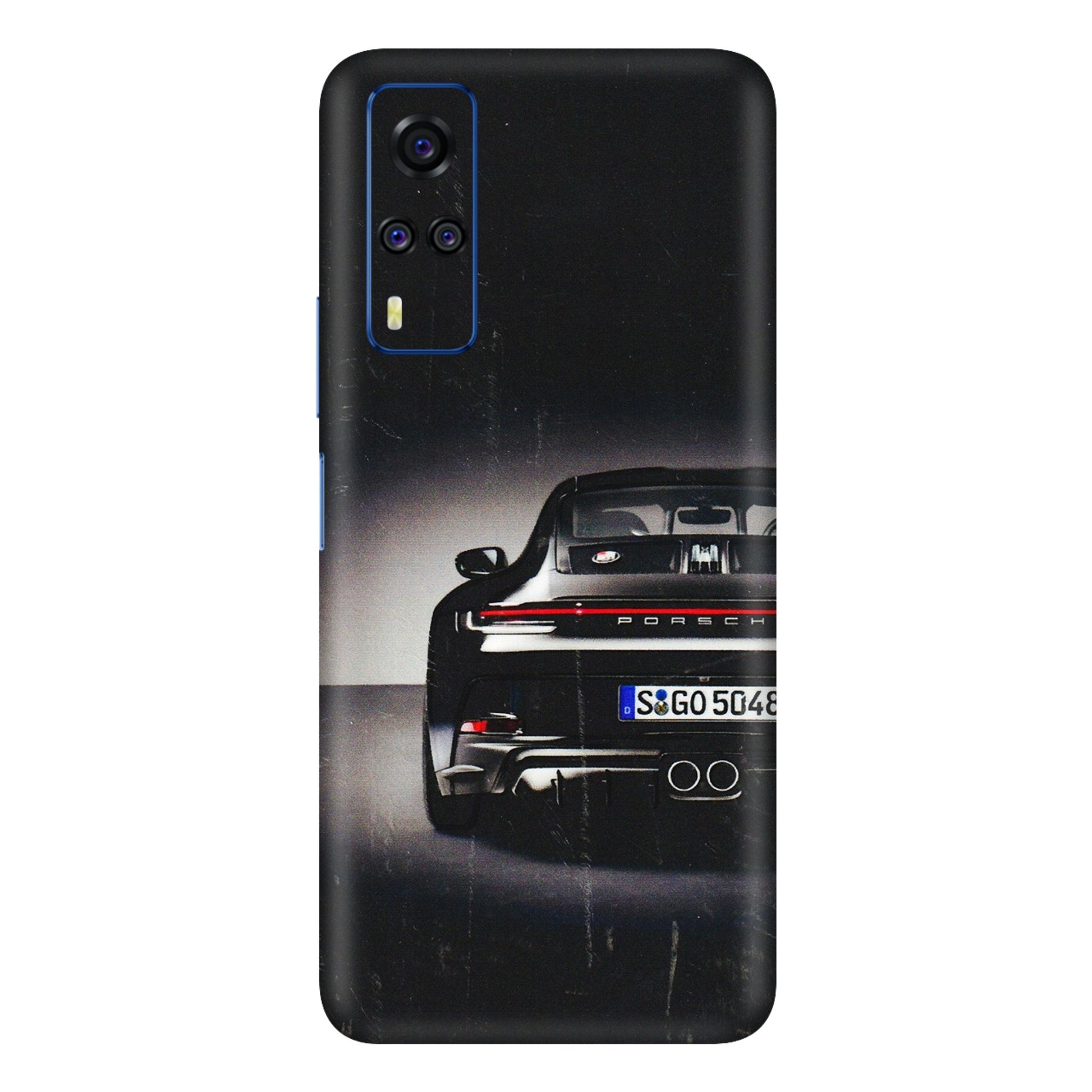 VIVO Y Series Phone Skins (All Models) - New Black Porsche GT3 - 3D Embossed Finish (L-327) Vivo Y51