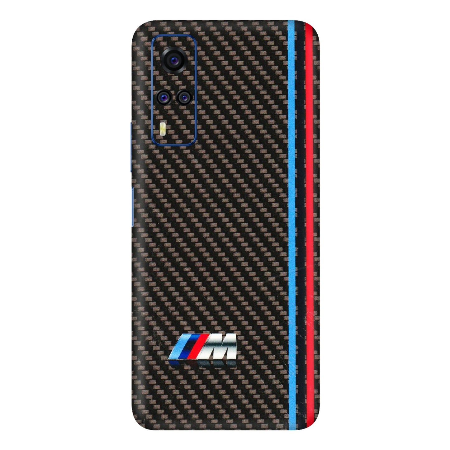 VIVO Y Series Phone Skins (All Models) - BM Carbon Fiber Feels - 3D Embossed Finish (L-38) Vivo Y51