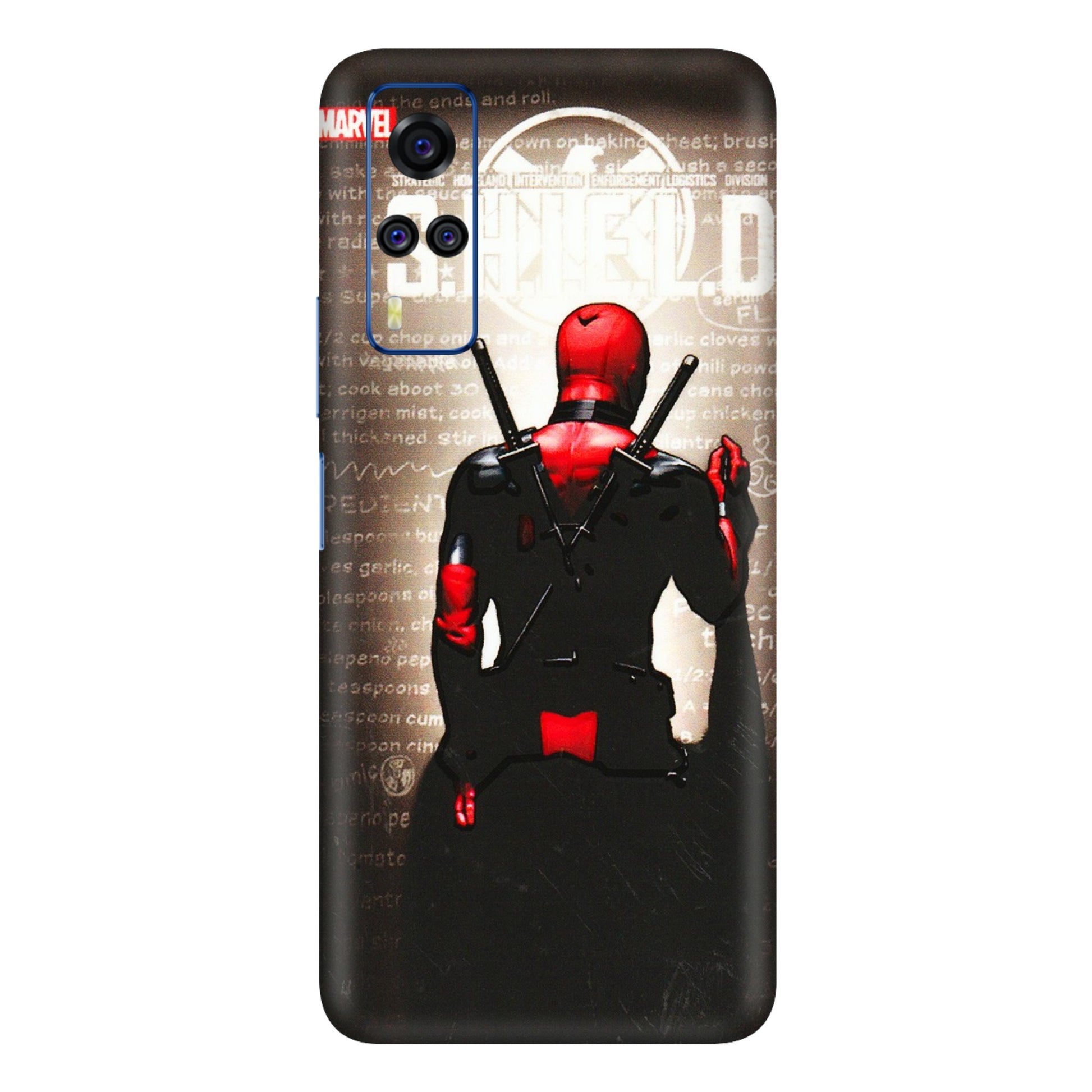 VIVO Y Series Phone Skins (All Models) - Deadpool - 3D Embossed Finish (L-56) Vivo Y51