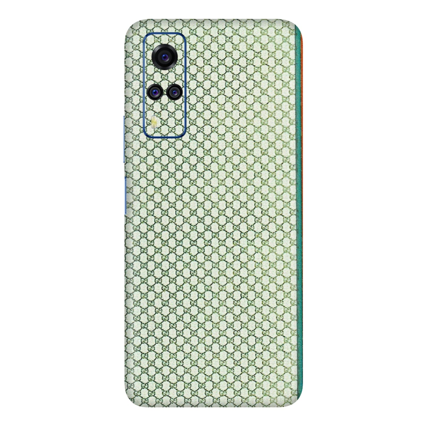 VIVO Y Series Phone Skins (All Models) - Gucci Fabric Pattern - 3D Embossed Finish (L-73) Vivo Y51