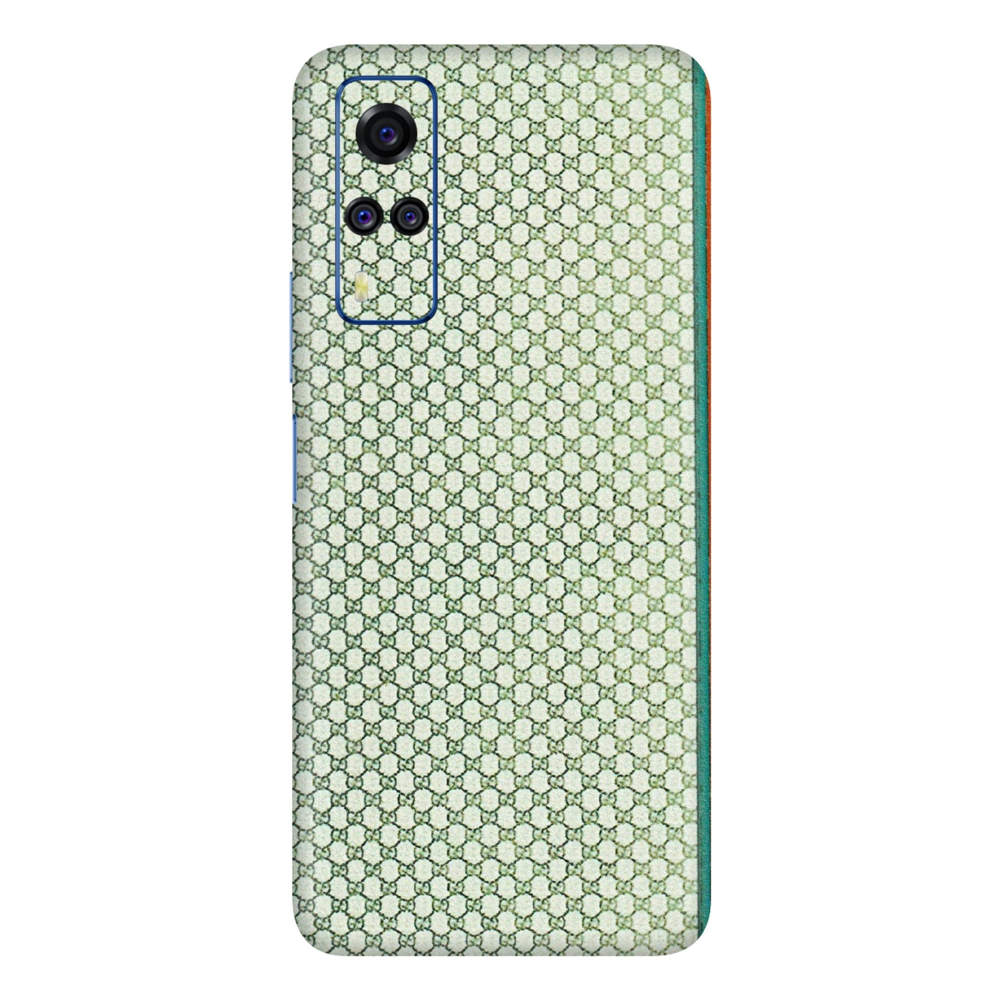 VIVO Y Series Phone Skins (All Models) - Gucci Fabric Pattern - 3D Embossed Finish (L-73) Vivo Y51