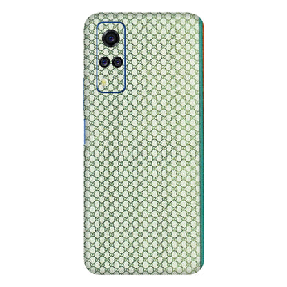 VIVO Y Series Phone Skins (All Models) - Gucci Fabric Pattern - 3D Embossed Finish (L-73) Vivo Y51