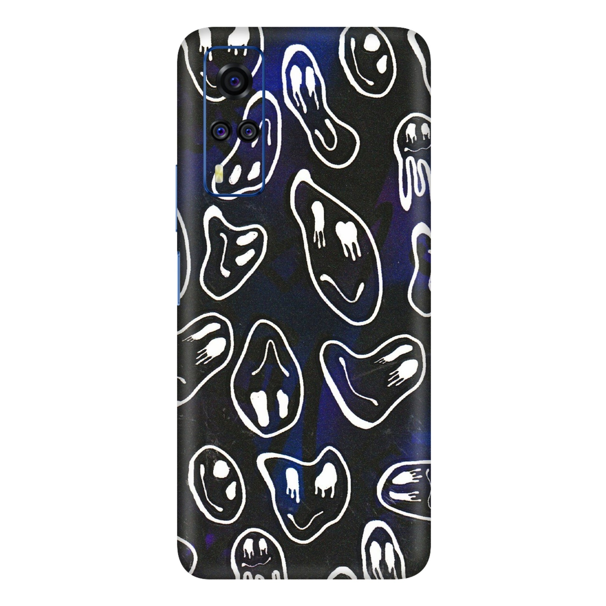 VIVO Y Series Phone Skins (All Models) - Distorted Smileys - 3D Embossed Finish (L-92) Vivo Y51