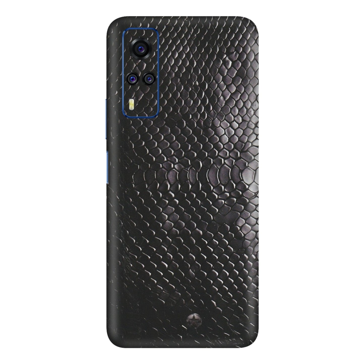 VIVO Y Series Phone Skins (All Models) - Black Snack Leather - Matte Finish (M-147) Vivo Y51