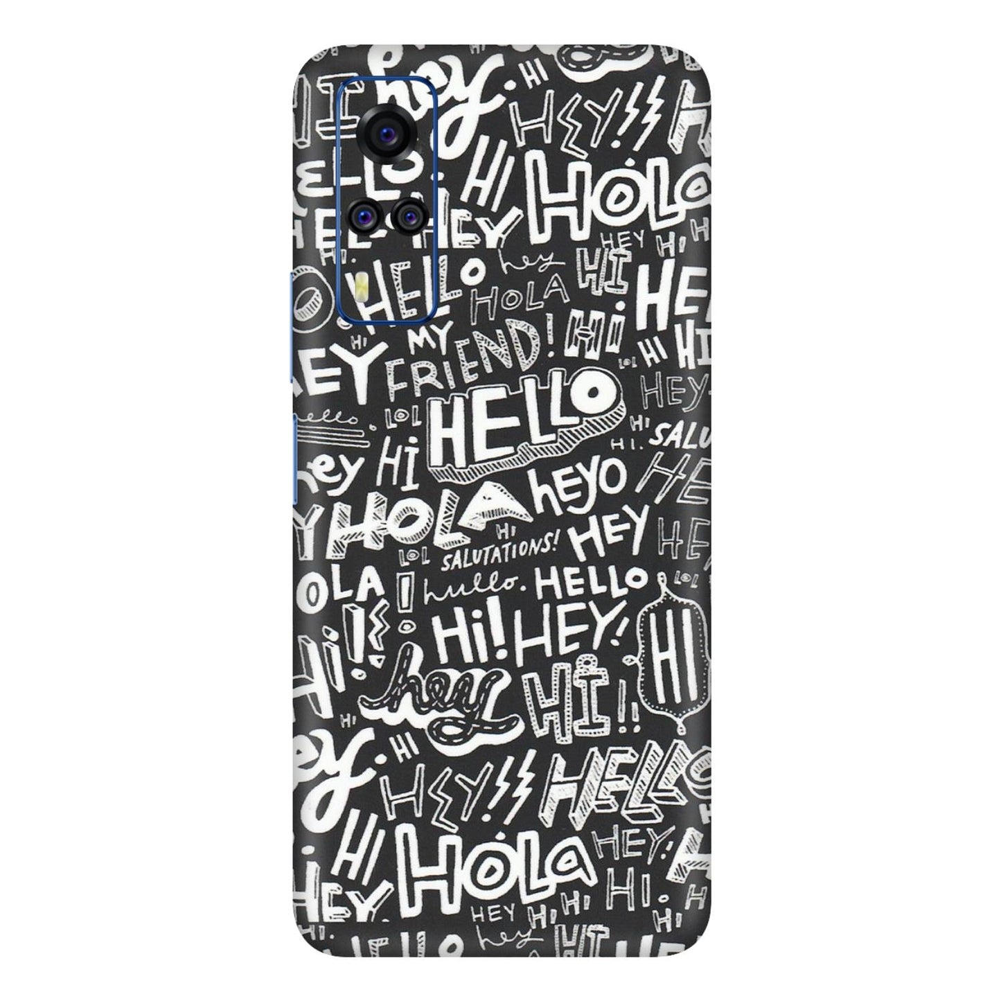VIVO Y Series Phone Skins (All Models) - Hi Hello Doodles - Matte Finish (M-25) Vivo Y51