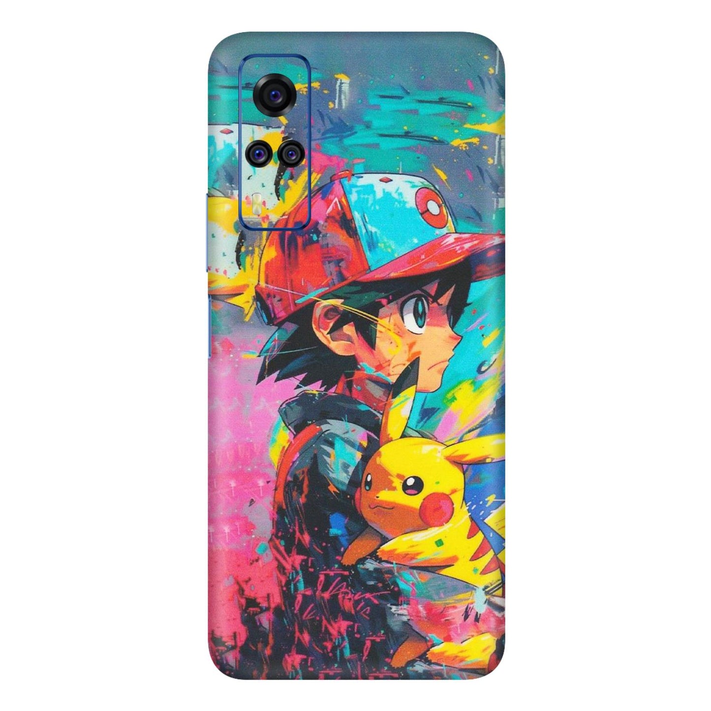 VIVO Y Series Phone Skins (All Models) - Ash & Pikachu - Matte Finish (M-26) Vivo Y51