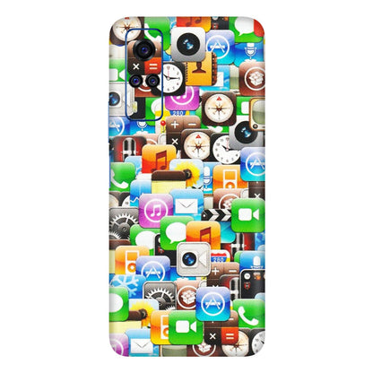 VIVO Y Series Phone Skins (All Models) - All Apple Icons - Matte Finish (M-93) Vivo Y51