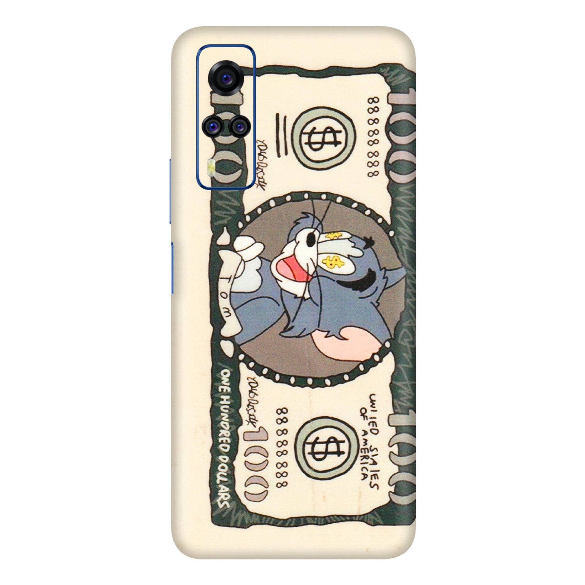 VIVO Y Series Phone Skins (All Models) - One Hundred Dollar Tom - Transparent Finish (T-16) Vivo Y51