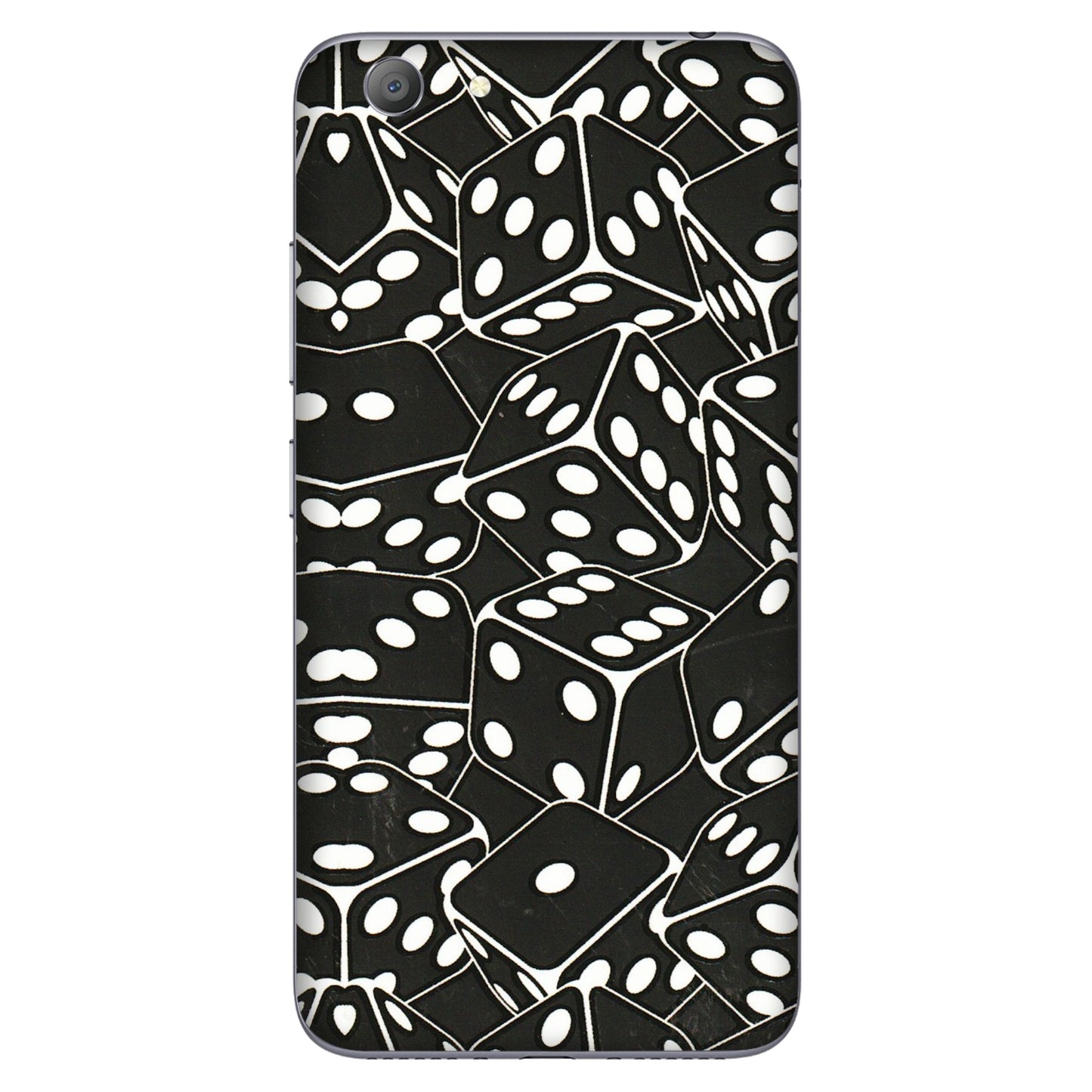 VIVO Y Series Phone Skins (All Models) - Big Black Dices - 3D Embossed Finish (L-106) Vivo Y53