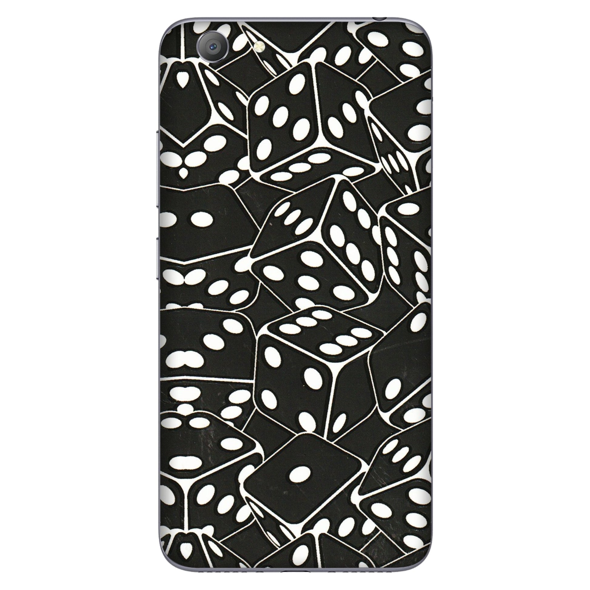 VIVO Y Series Phone Skins (All Models) - Big Black Dices - 3D Embossed Finish (L-106) Vivo Y53