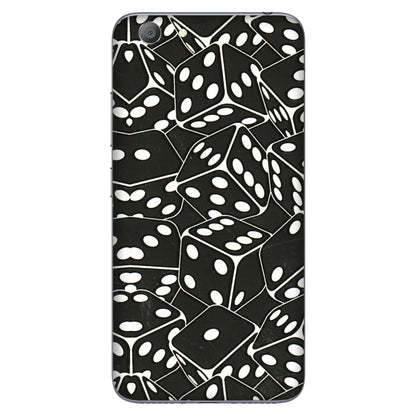 VIVO Y Series Phone Skins (All Models) - Big Black Dices - 3D Embossed Finish (L-106) Vivo Y53