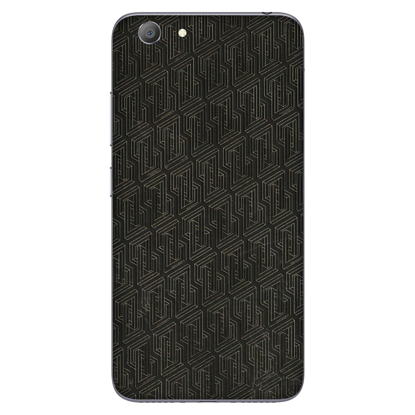 VIVO Y Series Phone Skins (All Models) - Black Abstract Pattern - 3D Embossed Finish (L-117) Vivo Y53