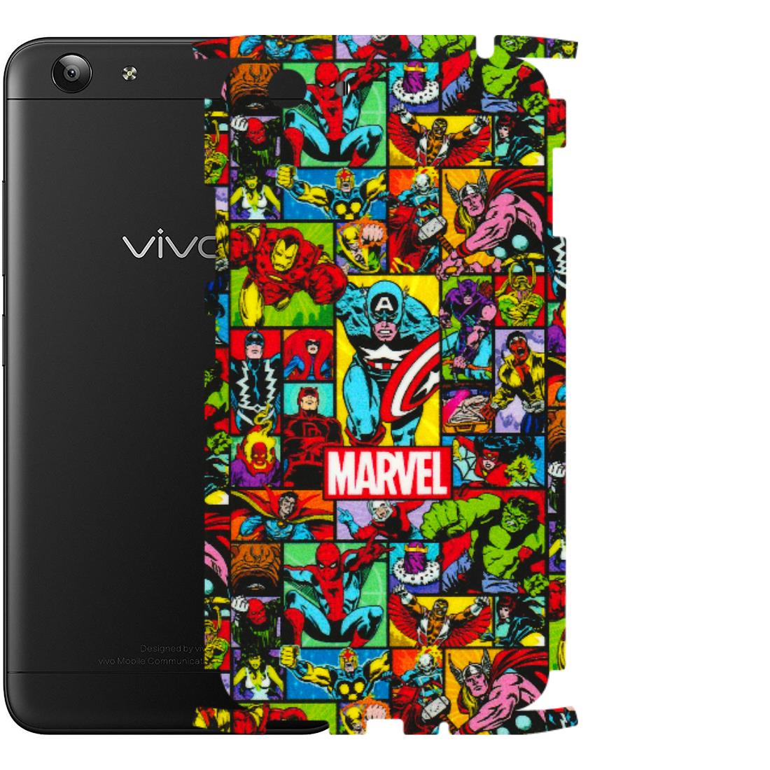 VIVO Y Series Phone Skins (All Models) - MARVELOUS Comic Characters - 3D Embossed Finish (L-129) Vivo Y53