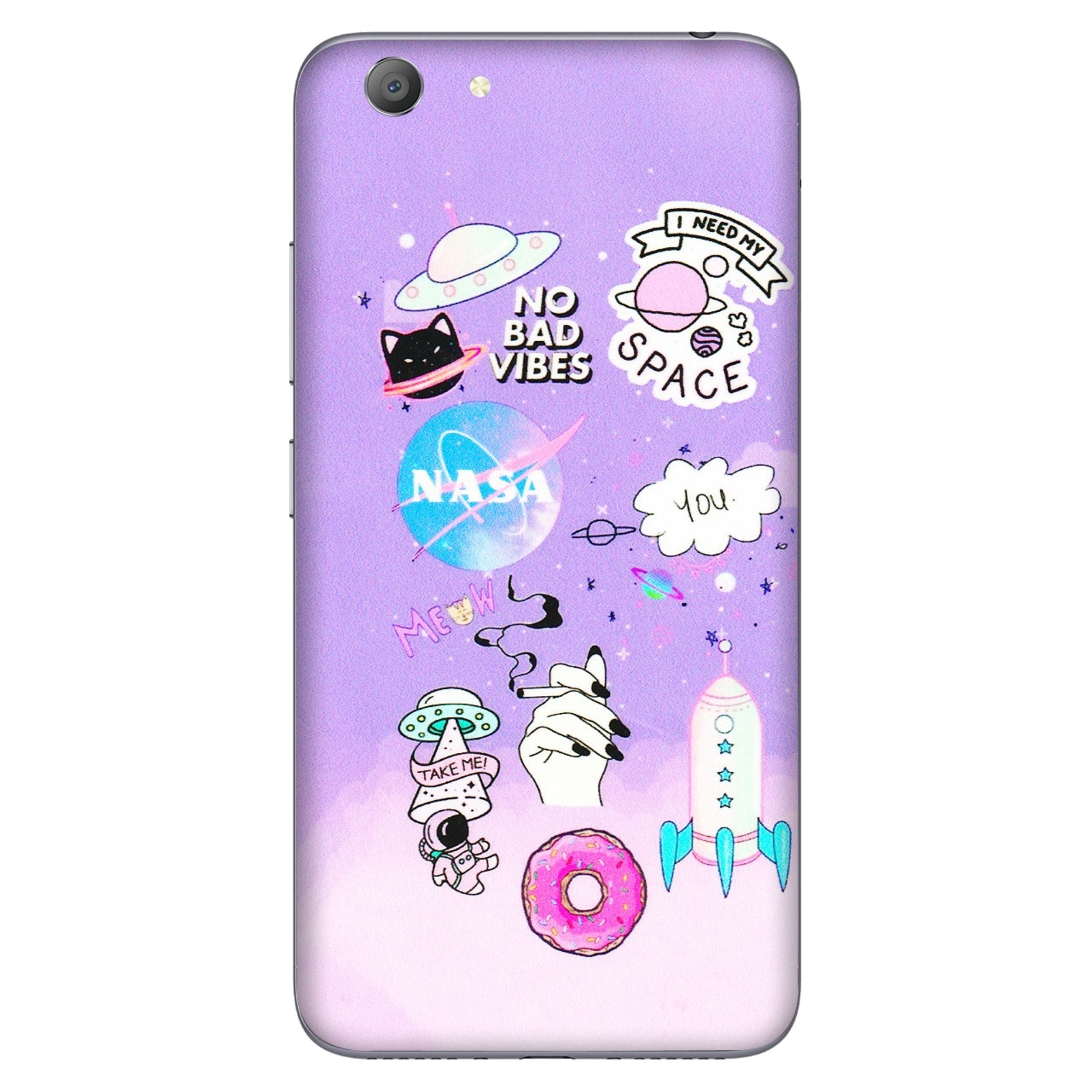 VIVO Y Series Phone Skins (All Models) - I Need My Nasa Skin - 3D Embossed Finish (L-149) Vivo Y53