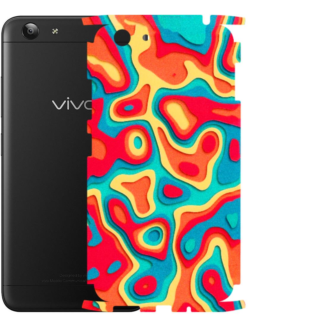 VIVO Y Series Phone Skins (All Models) - Abstract Swirl - 3D Embossed Finish (L-150) Vivo Y53