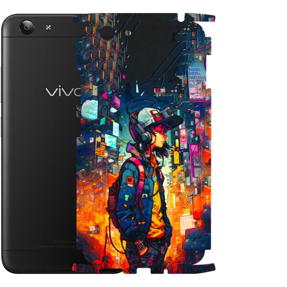 VIVO Y Series Phone Skins (All Models) - Street Anime Guy - 3D Embossed Finish (L-158) Vivo Y53