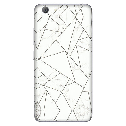 VIVO Y Series Phone Skins (All Models) - Luxury White Marble Effect - 3D Embossed Finish (L-168) Vivo Y53