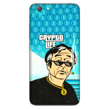 VIVO Y Series Phone Skins (All Models) - Crypto Thug Life - 3D Embossed Finish (L-179) Vivo Y53