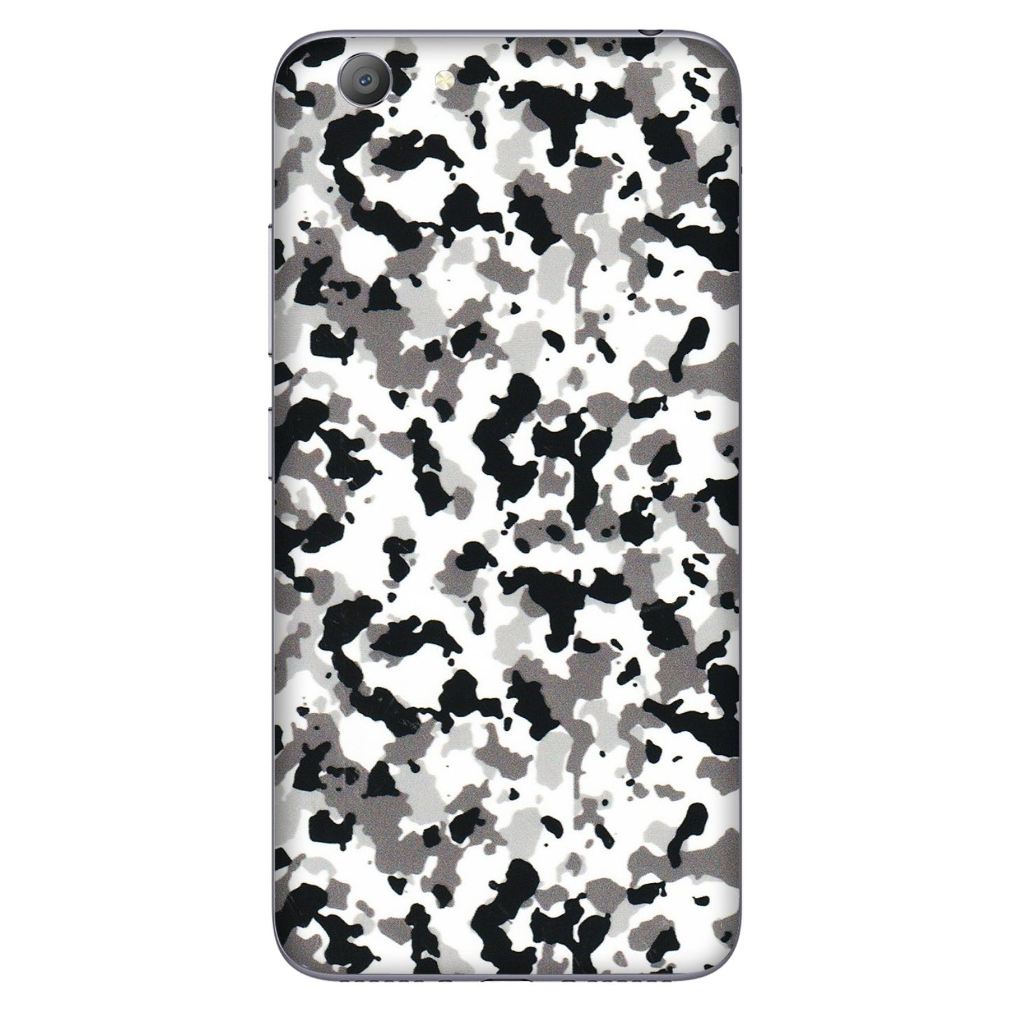 VIVO Y Series Phone Skins (All Models) - White Black Camouflage - 3D Embossed Finish (L-18) Vivo Y53