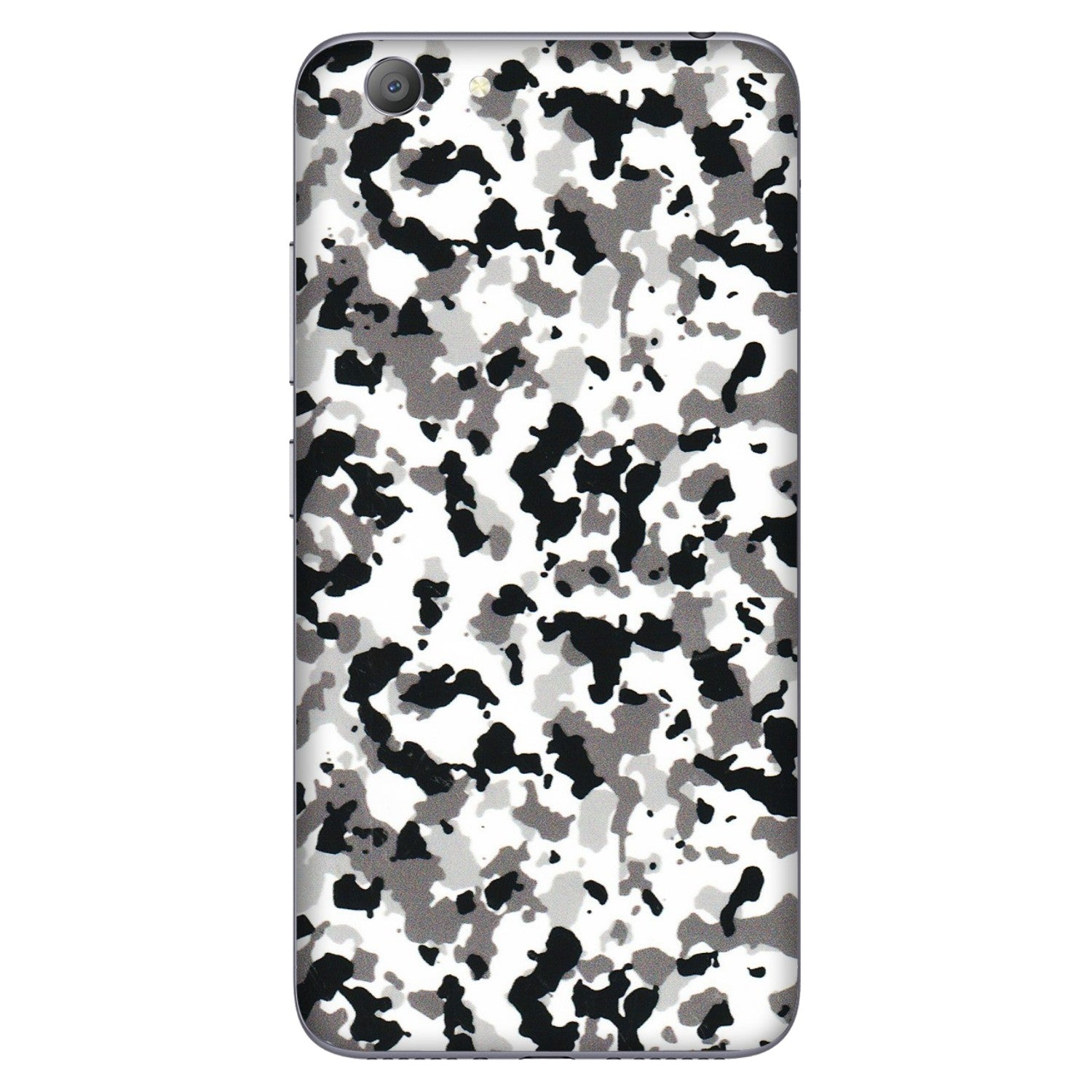 VIVO Y Series Phone Skins (All Models) - White Black Camouflage - 3D Embossed Finish (L-18) Vivo Y53