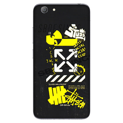 VIVO Y Series Phone Skins (All Models) - Anti Social Graffiti - 3D Embossed Finish (L-198) Vivo Y53