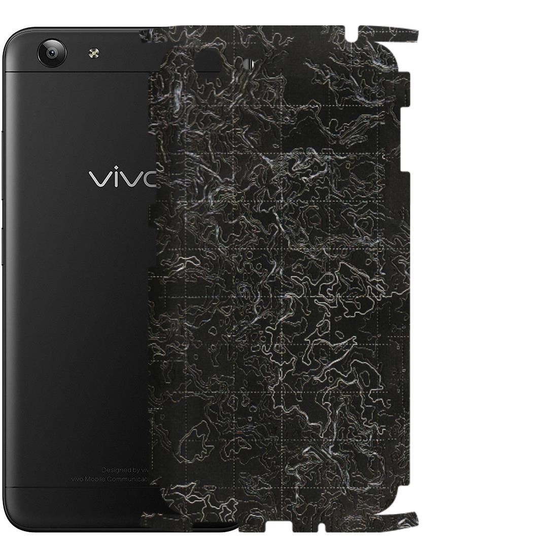 VIVO Y Series Phone Skins (All Models) - Black map Texture - 3D Embossed Finish (L-201) Vivo Y53
