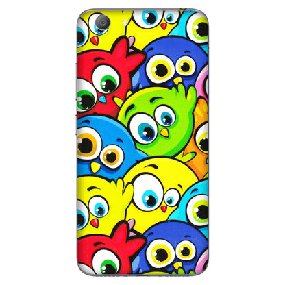 VIVO Y Series Phone Skins (All Models) - Cute Fluffy Birds - 3D Embossed Finish (L-213) Vivo Y53