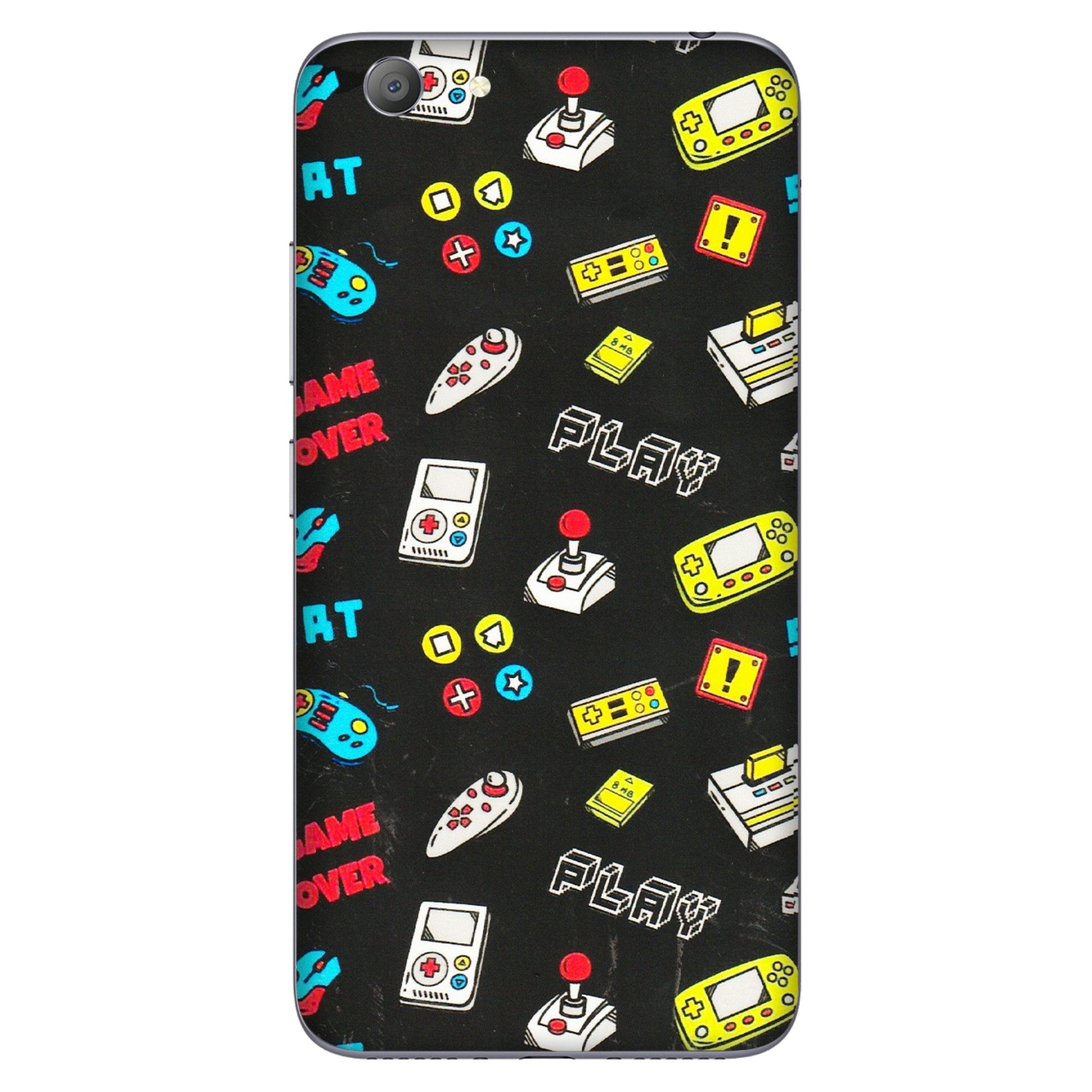 VIVO Y Series Phone Skins (All Models) - Gaming Doodles - 3D Embossed Finish (L-224) Vivo Y53