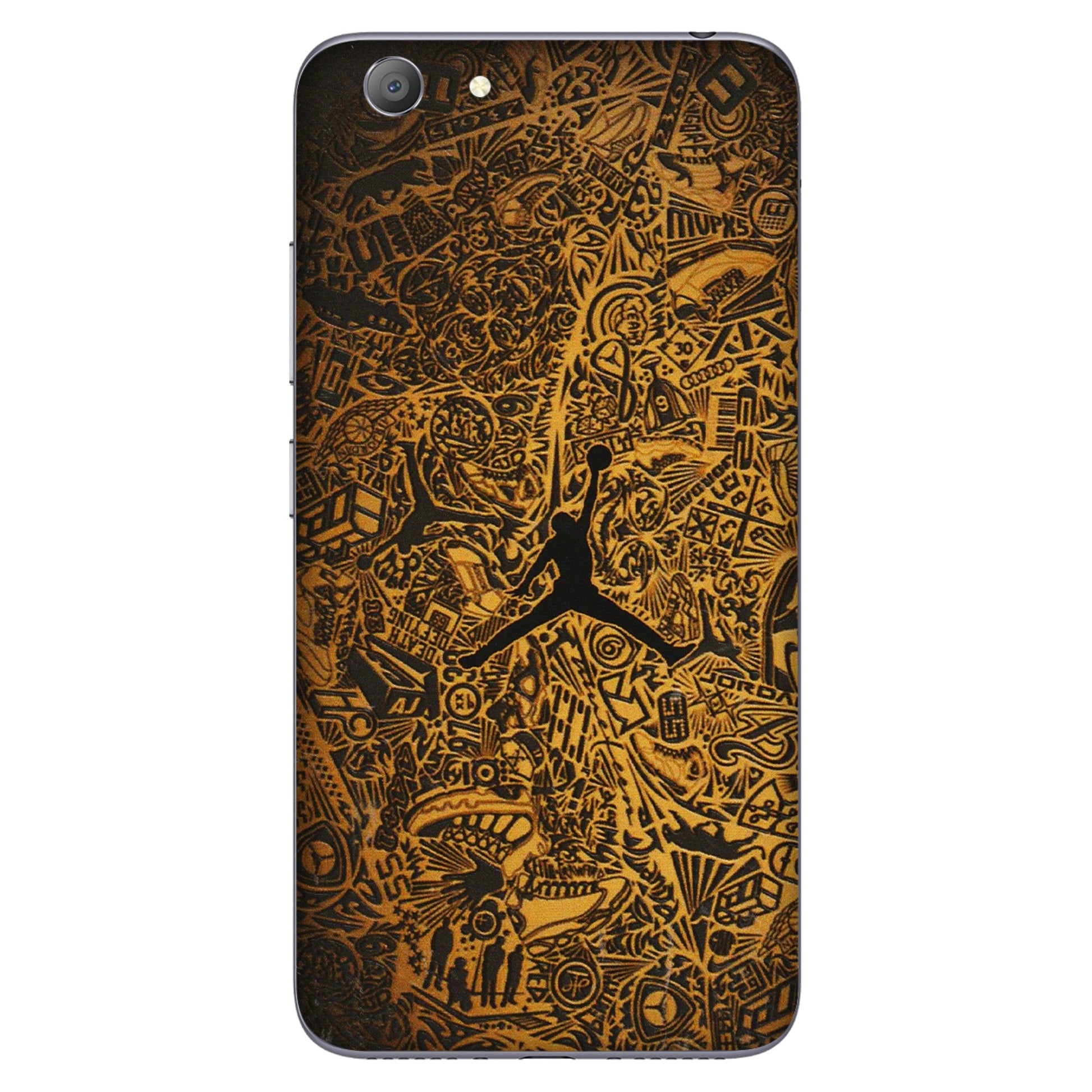 VIVO Y Series Phone Skins (All Models) - Premium Gold Basketball Player - 3D Embossed Finish (L-236) Vivo Y53