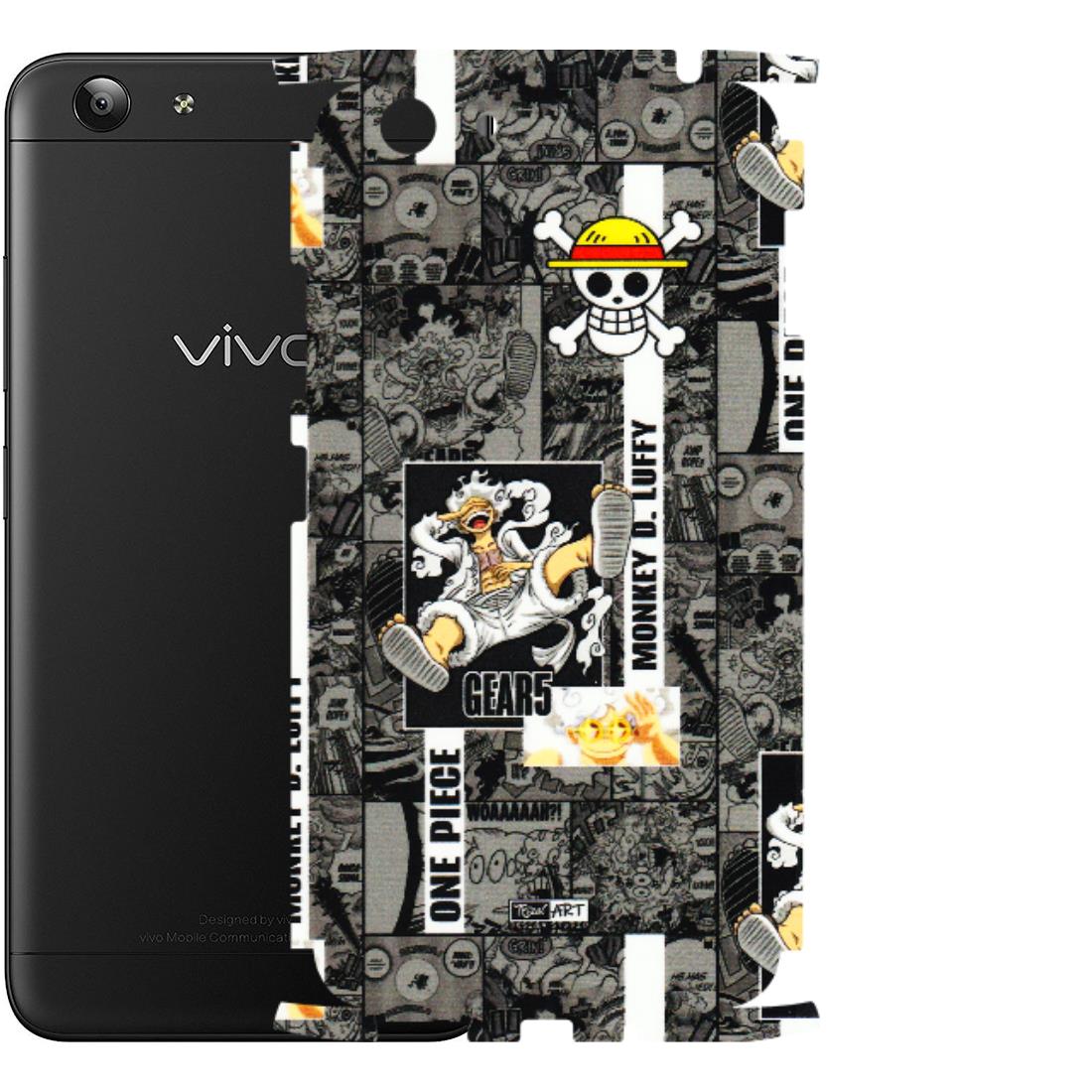 VIVO Y Series Phone Skins (All Models) - Cuffy Anime MonkeyCamic - 3D Embossed Finish (L-242) Vivo Y53