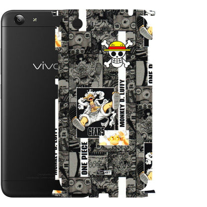 VIVO Y Series Phone Skins (All Models) - Cuffy Anime MonkeyCamic - 3D Embossed Finish (L-242) Vivo Y53