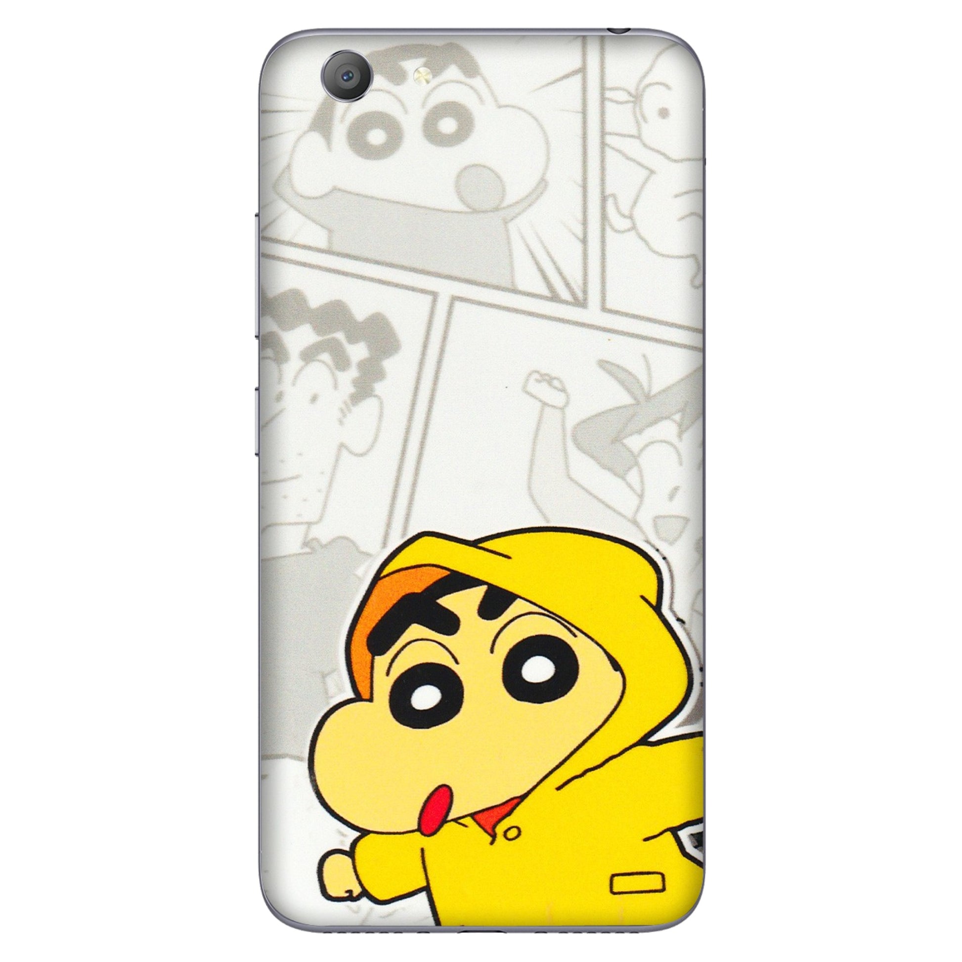 VIVO Y Series Phone Skins (All Models) - Yellow Shinchan Comic - 3D Embossed Finish (L-246) Vivo Y53
