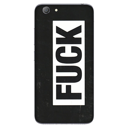 VIVO Y Series Phone Skins (All Models) - The F Word - 3D Embossed Finish (L-255) Vivo Y53