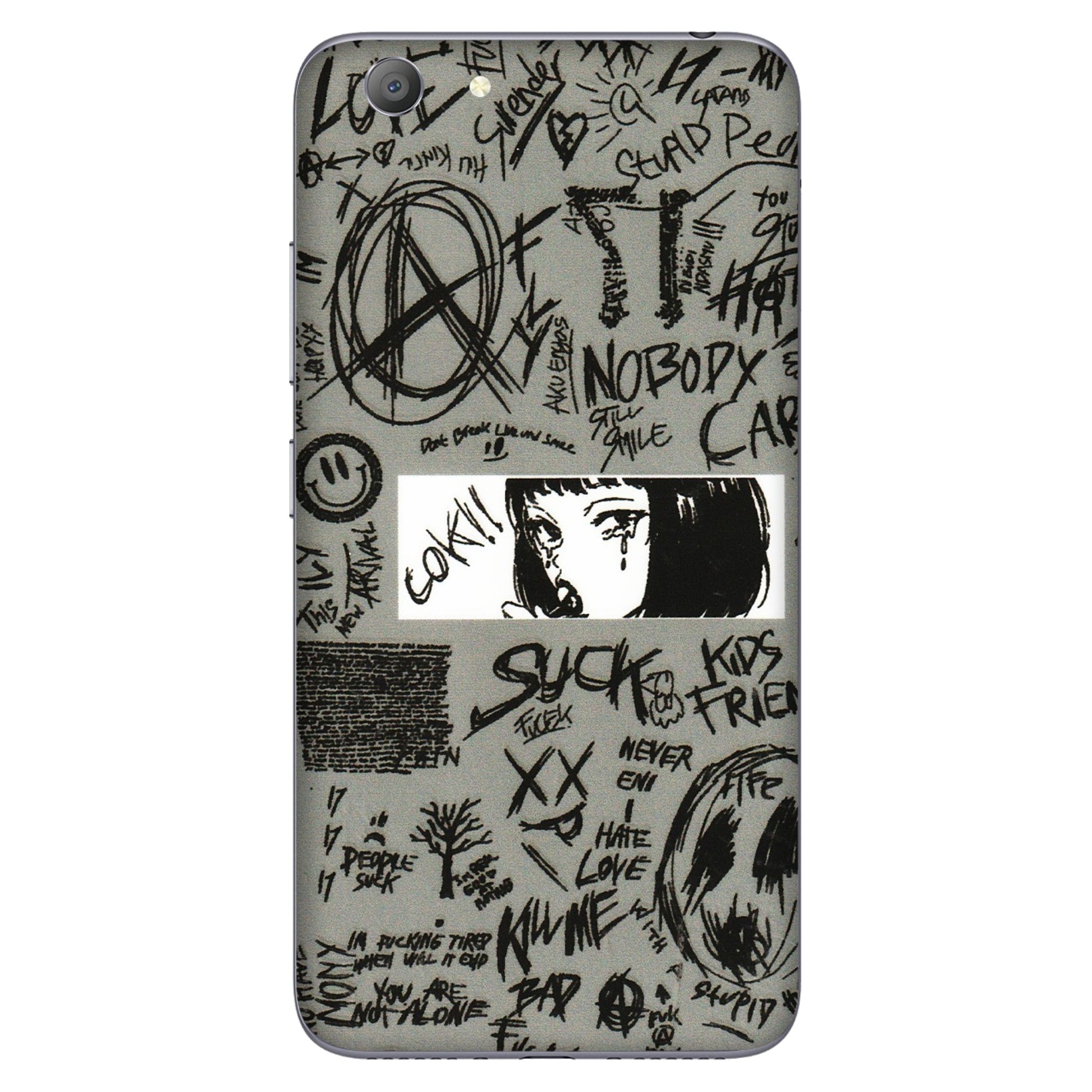 VIVO Y Series Phone Skins (All Models) - Never Have Love Anime - 3D Embossed Finish (L-260) Vivo Y53