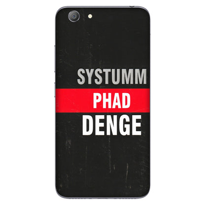 VIVO Y Series Phone Skins (All Models) - Systumm Phad Denge - 3D Embossed Finish (L-278) Vivo Y53