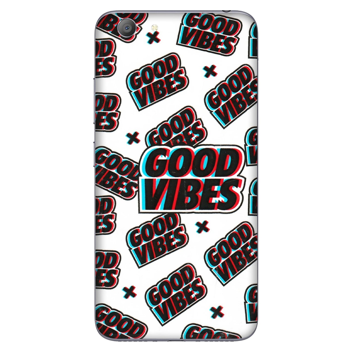 VIVO Y Series Phone Skins (All Models) - Good Vibes - 3D Embossed Finish (L-282) Vivo Y53