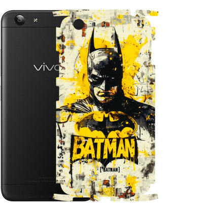 VIVO Y Series Phone Skins (All Models) - Batman Yellow BT - 3D Embossed Finish (L-304) Vivo Y53