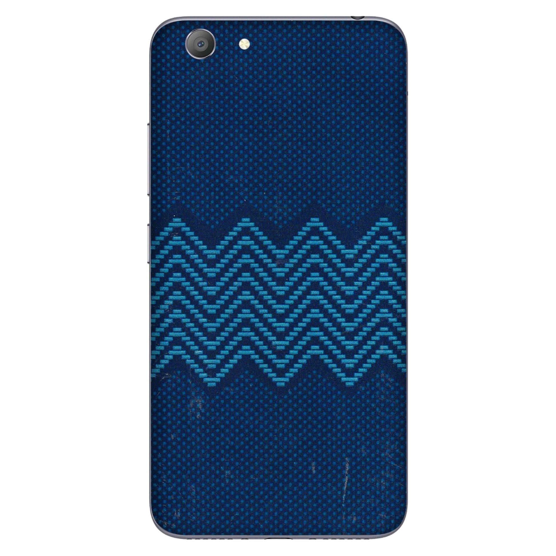 VIVO Y Series Phone Skins (All Models) - Blue Sober Waves - 3D Embossed Finish (L-306) Vivo Y53