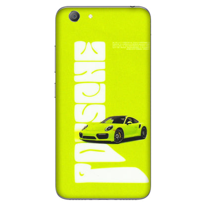 VIVO Y Series Phone Skins (All Models) - Lime Green Porche - 3D Embossed Finish (L-30) Vivo Y53