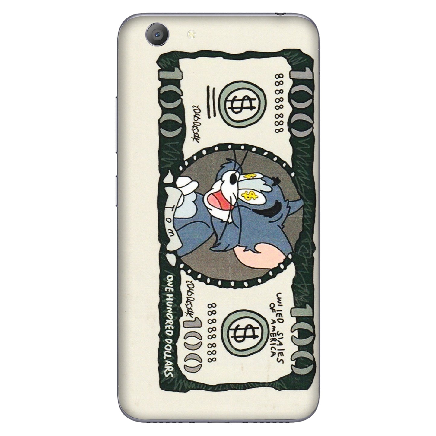 VIVO Y Series Phone Skins (All Models) - Tom Hundred Dollar - 3D Embossed Finish (L-324) Vivo Y53