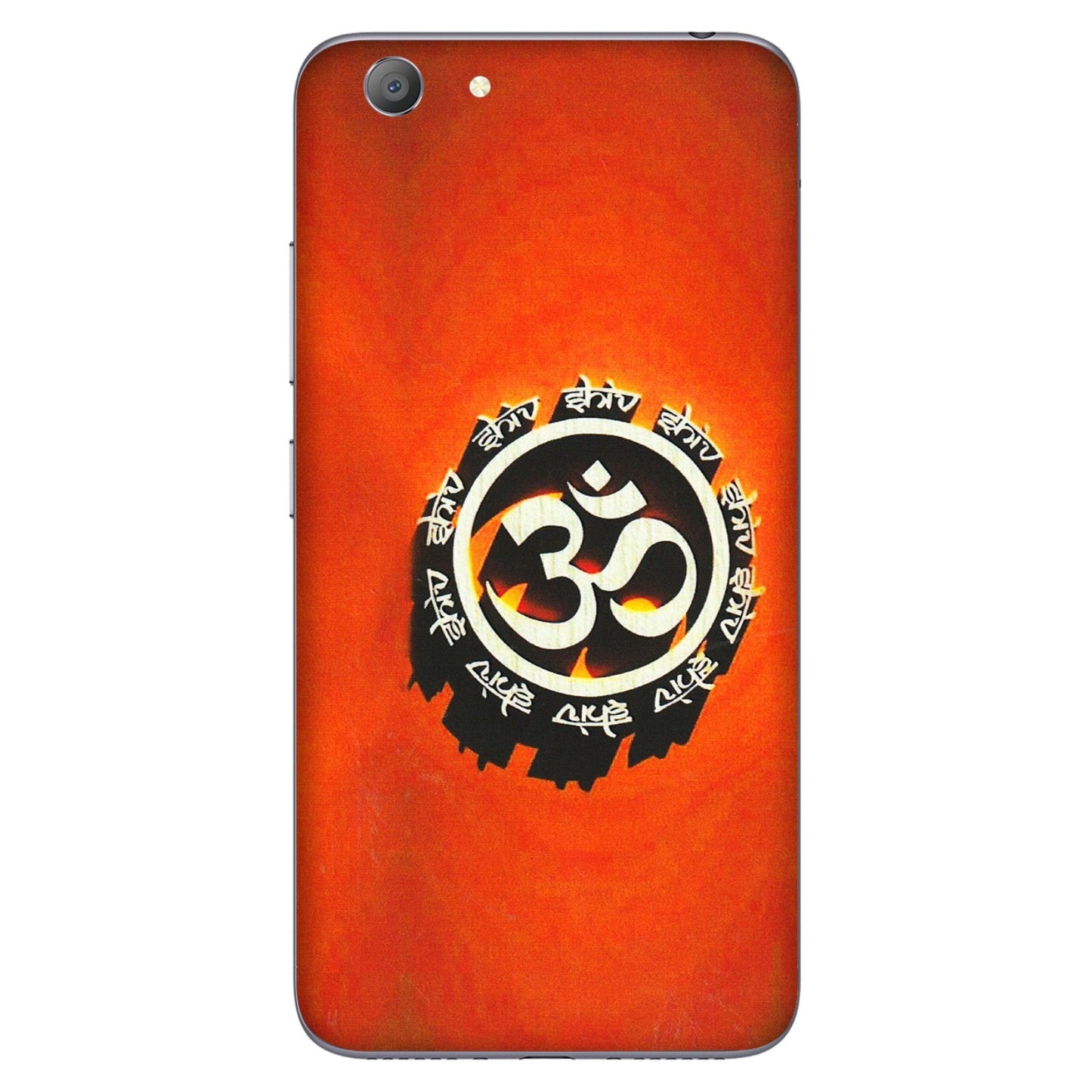 VIVO Y Series Phone Skins (All Models) - Aum Shiv Orange - 3D Embossed Finish (L-32) Vivo Y53