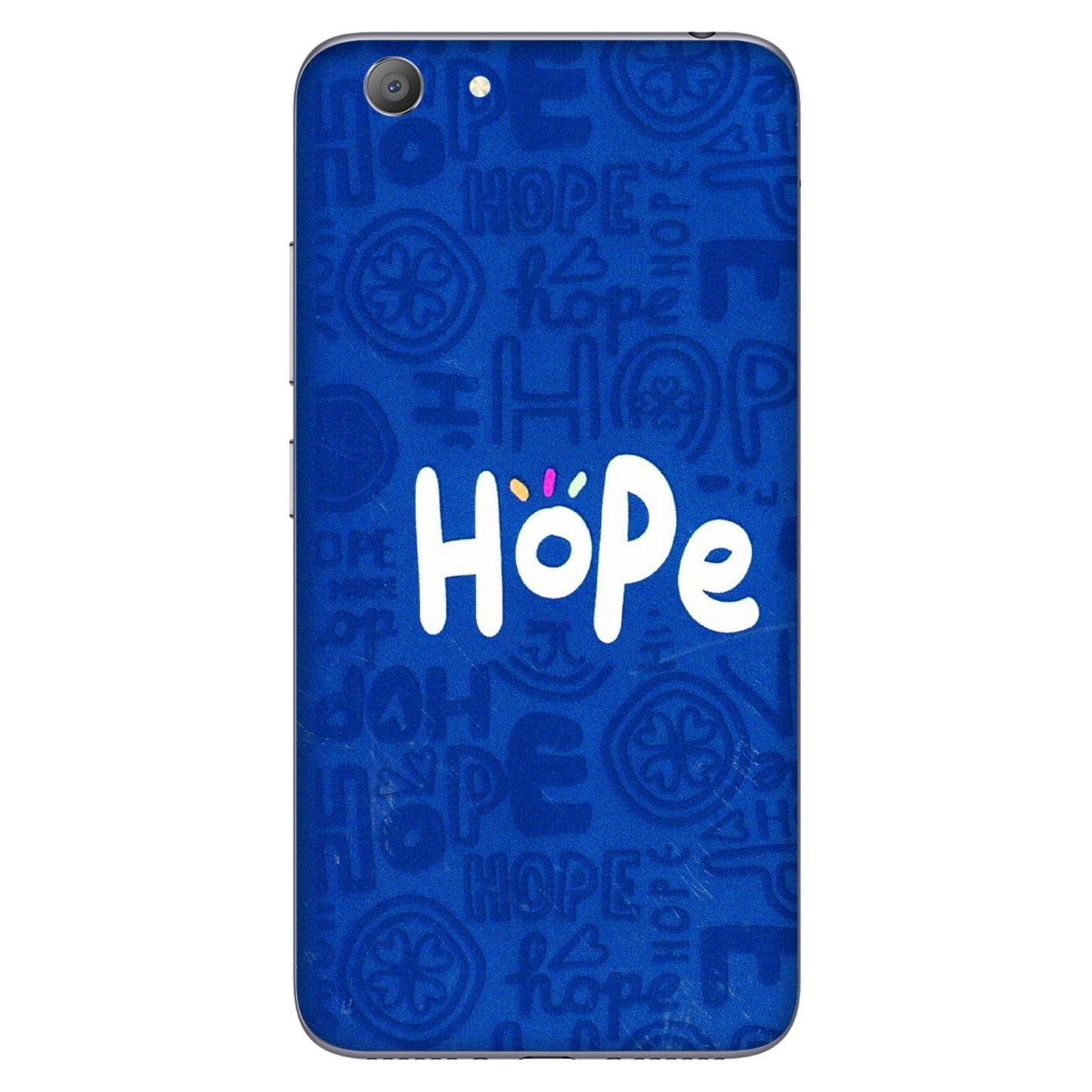 VIVO Y Series Phone Skins (All Models) - Hope Doodles Blue - 3D Embossed Finish (L-43) Vivo Y53