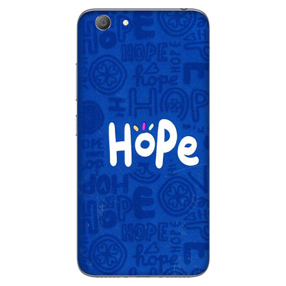 VIVO Y Series Phone Skins (All Models) - Hope Doodles Blue - 3D Embossed Finish (L-43) Vivo Y53
